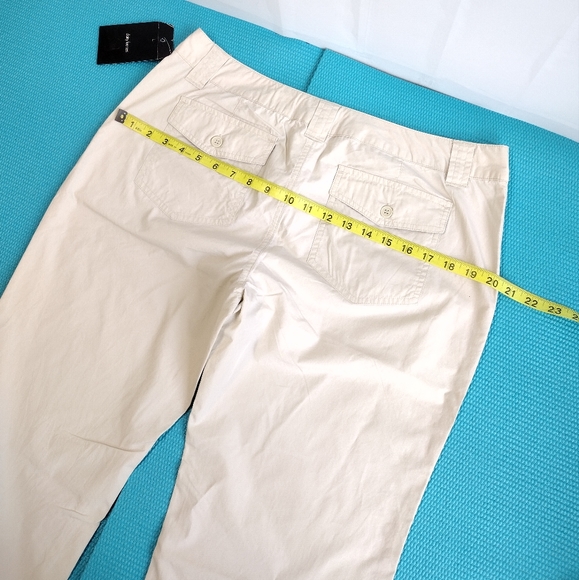 Daisy Fuentes Women's Khaki Tan Roll Up Pants Size 12P - Picture 10 of 13